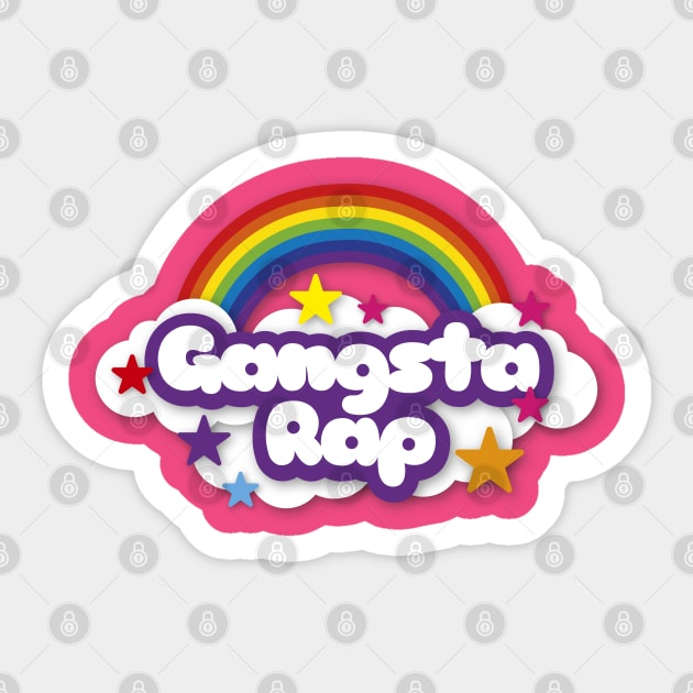 Gangsta Rap Sticker by LaundryFactory